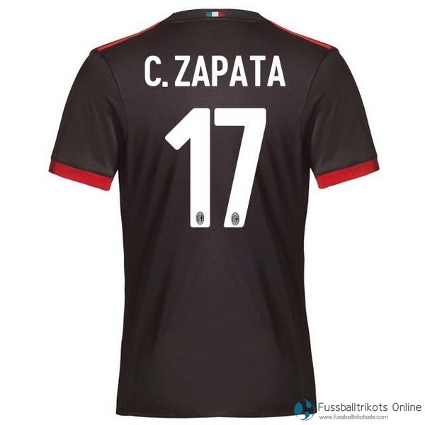 AC Milan Trikot Ausweich C.Zapata 2017-18 Fussballtrikots Günstig